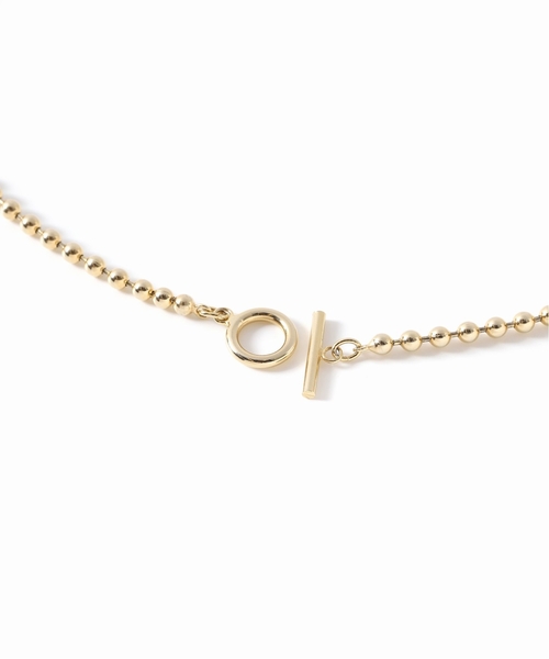 JOURNAL STANDARD relume(ジャーナルスタンダード レリューム)の「《追加》RELUME ボールチェーンラリエット(ネックレス・レディース・シルバー/ゴールド・FREE)」の5枚目の写真