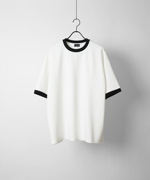 ベーシック / リンガー ルーズシルエット ドレープとろみTシャツ【Confirm】