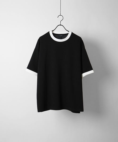Confirm(コンファーム)の「ベーシック / リンガー ルーズシルエット ドレープとろみTシャツ【Confirm】(Tシャツ/カットソー・メンズ・ブラック/チャコールグレー/グレー/ブラック系その他/ホワイト系その他/ホワイト/ベージュ・M/L)」の10枚目の写真