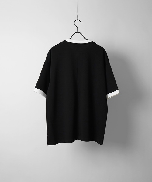 Confirm(コンファーム)の「ベーシック / リンガー ルーズシルエット ドレープとろみTシャツ【Confirm】(Tシャツ/カットソー・メンズ・ブラック/チャコールグレー/グレー/ブラック系その他/ホワイト系その他/ホワイト/ベージュ・M/L)」の11枚目の写真