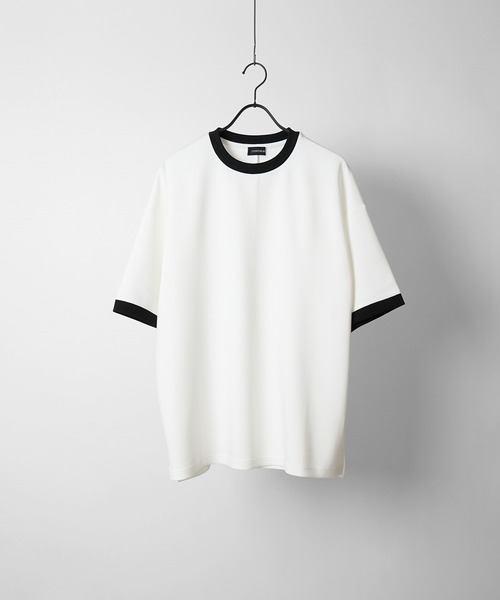 Confirm(コンファーム)の「ベーシック / リンガー ルーズシルエット ドレープとろみTシャツ【Confirm】(Tシャツ/カットソー・メンズ・ブラック/チャコールグレー/グレー/ブラック系その他/ホワイト系その他/ホワイト/ベージュ・M/L)」の8枚目の写真