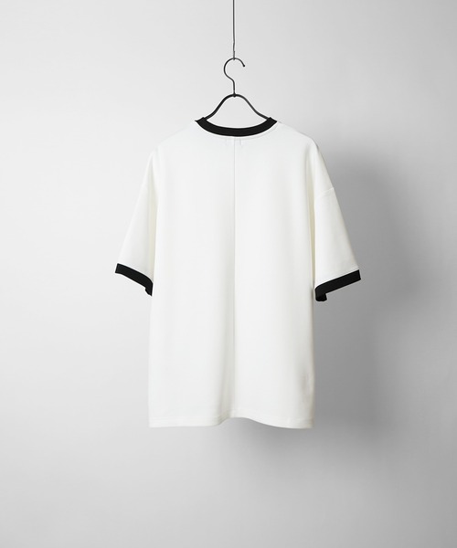 Confirm(コンファーム)の「ベーシック / リンガー ルーズシルエット ドレープとろみTシャツ【Confirm】(Tシャツ/カットソー・メンズ・ブラック/チャコールグレー/グレー/ブラック系その他/ホワイト系その他/ホワイト/ベージュ・M/L)」の9枚目の写真