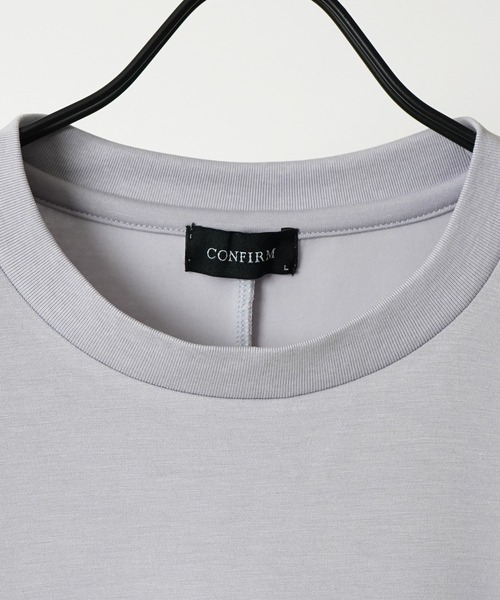 Confirm(コンファーム)の「ベーシック / リンガー ルーズシルエット ドレープとろみTシャツ【Confirm】(Tシャツ/カットソー・メンズ・ブラック/チャコールグレー/グレー/ブラック系その他/ホワイト系その他/ホワイト/ベージュ・M/L)」の17枚目の写真