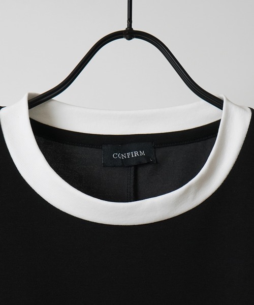 Confirm(コンファーム)の「ベーシック / リンガー ルーズシルエット ドレープとろみTシャツ【Confirm】(Tシャツ/カットソー・メンズ・ブラック/チャコールグレー/グレー/ブラック系その他/ホワイト系その他/ホワイト/ベージュ・M/L)」の21枚目の写真