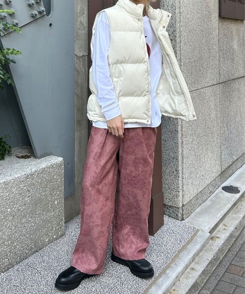 セール】【累計販売枚数1万枚突破】フラワー総柄 花柄 ワイドパンツ