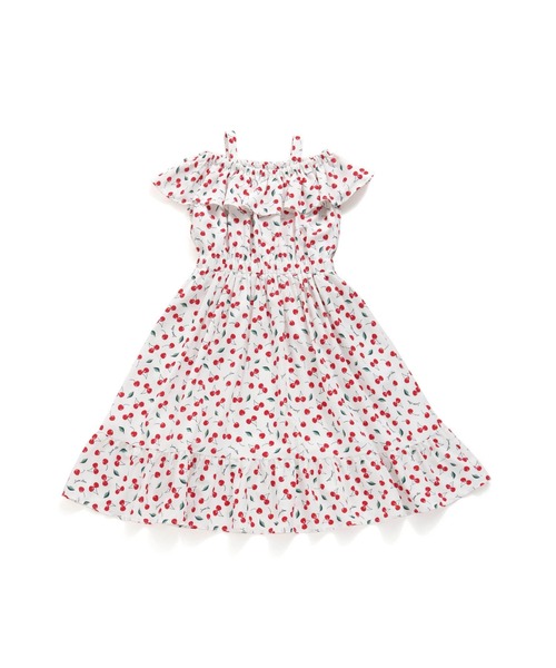 JENNI love(ジェニィラブ)の「3wayチェリー柄ワンピ(ワンピース・キッズ・オフホワイト/ネイビー・140cm/130cm/160cm/150cm)」の10枚目の写真