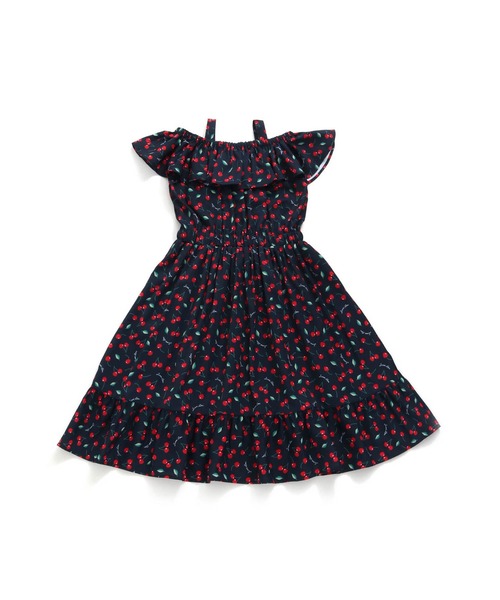 JENNI love(ジェニィラブ)の「3wayチェリー柄ワンピ(ワンピース・キッズ・オフホワイト/ネイビー・140cm/130cm/160cm/150cm)」の13枚目の写真