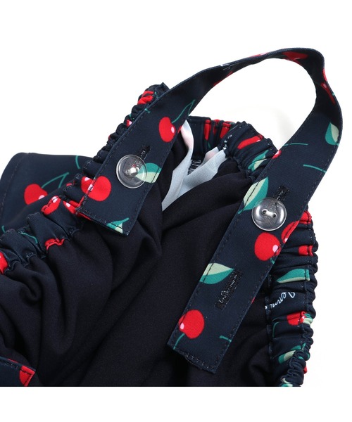 JENNI love(ジェニィラブ)の「3wayチェリー柄ワンピ(ワンピース・キッズ・オフホワイト/ネイビー・140cm/130cm/160cm/150cm)」の15枚目の写真