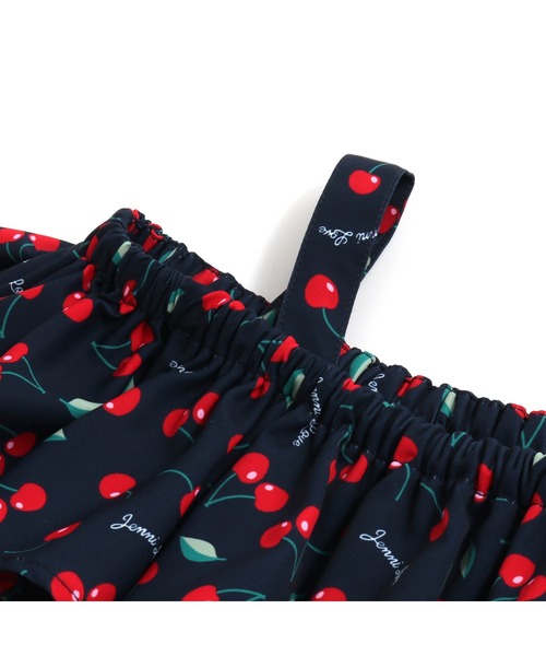 JENNI love(ジェニィラブ)の「3wayチェリー柄ワンピ(ワンピース・キッズ・オフホワイト/ネイビー・140cm/130cm/160cm/150cm)」の16枚目の写真
