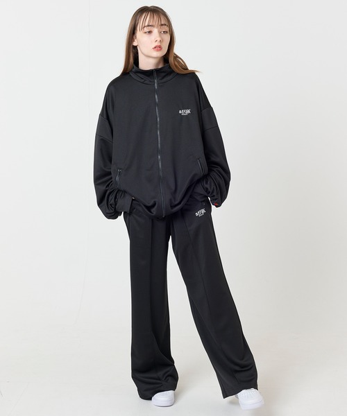 STRAY SHEEP（ストレイシープ）の「[STRAY SHEEP]トラックパンツ（スウェットパンツ・レディース・チャコールグレー/ブラック・LARGE/MEDIUM）」の7枚目の写真