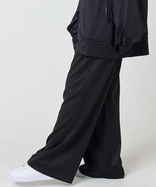 STRAY SHEEP（ストレイシープ）の「[STRAY SHEEP]トラックパンツ（スウェットパンツ・レディース・チャコールグレー/ブラック・LARGE/MEDIUM）」の5枚目の写真