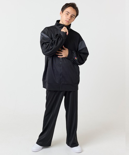 STRAY SHEEP（ストレイシープ）の「[STRAY SHEEP]トラックパンツ（スウェットパンツ・レディース・チャコールグレー/ブラック・LARGE/MEDIUM）」の3枚目の写真