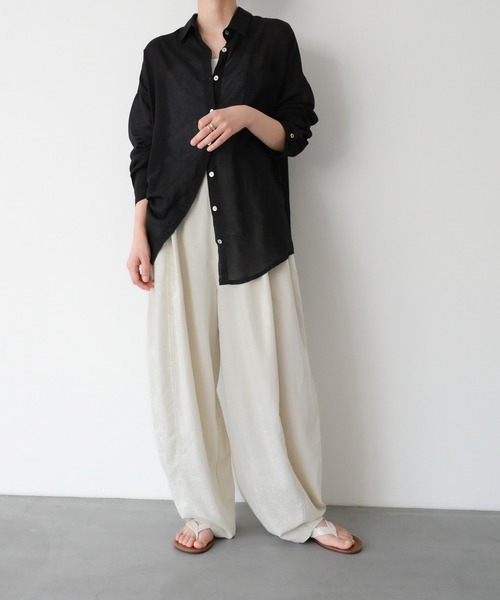 キャナルジーン  シアーシャツ CANAL JEAN（キャナルジーン）の「El mar コットンシアーシャツ