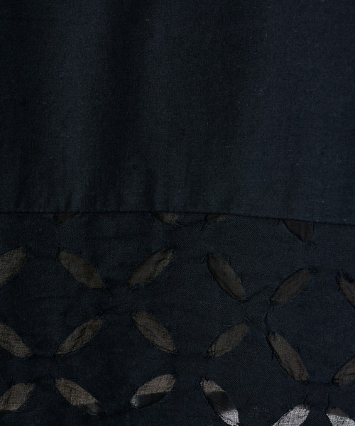 BEARDSLEY（ビアズリー）の「裾切り替えハンドステッチブラウス（シャツ/ブラウス・レディース・ホワイト/ブラック・FREE）」の16枚目の写真