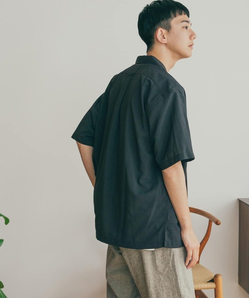 FORK&SPOON（フォークアンドスプーン）の「『セットアップ対応』『速乾』FORK&SPOON　Tec Linen S/S Shirts（シャツ/ブラウス・メンズ・ブラック/カーキ・4/5）」の13枚目の写真