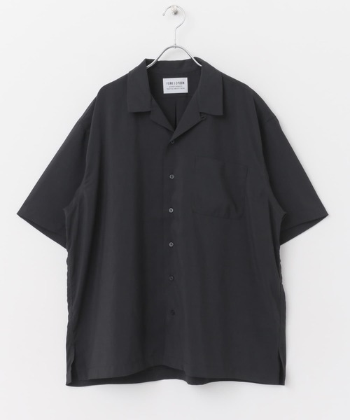 FORK&SPOON（フォークアンドスプーン）の「『セットアップ対応』『速乾』FORK&SPOON　Tec Linen S/S Shirts（シャツ/ブラウス・メンズ・ブラック/カーキ・4/5）」の21枚目の写真