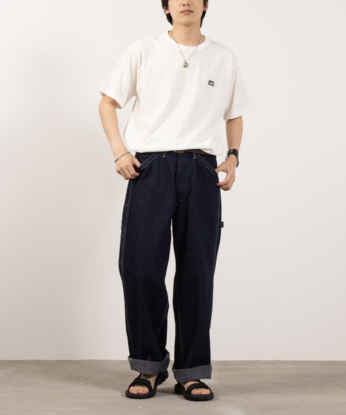 Lee（リー）の「Lee リー バックプリント半袖Tシャツ（Tシャツ/カットソー・メンズ・ホワイト・M/L/XL）」の2枚目の写真