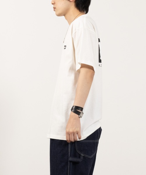 Lee（リー）の「Lee リー バックプリント半袖Tシャツ（Tシャツ/カットソー・メンズ・ホワイト・M/L/XL）」の8枚目の写真