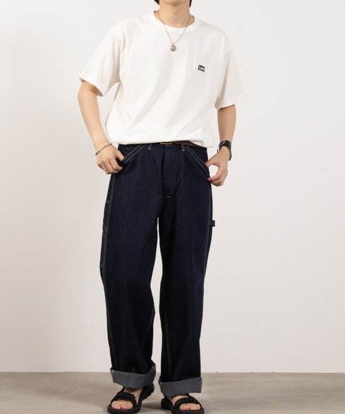 Lee（リー）の「Lee リー バックプリント半袖Tシャツ（Tシャツ/カットソー・メンズ・ホワイト・M/L/XL）」の11枚目の写真