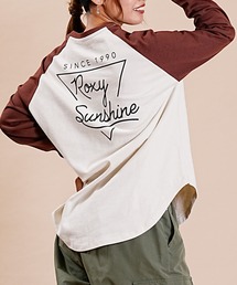 ROXY/ロキシー ロゴロンT ラグランスリーブ ラウンドTシャツ RLT234025