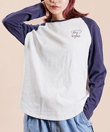 ROXY/ロキシー ロゴロンT ラグランスリーブ ラウンドTシャツ RLT234025