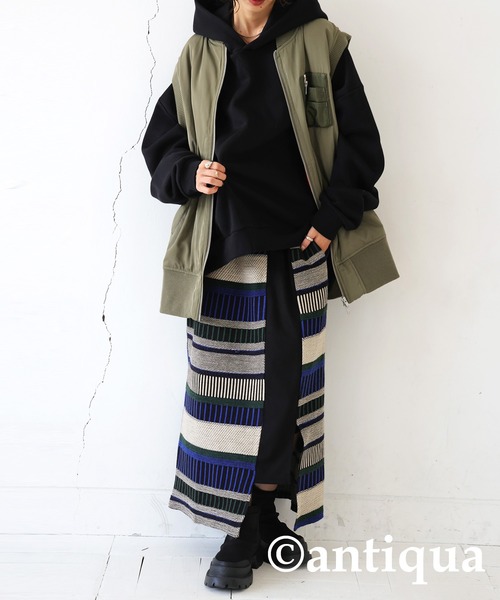 綿混生地裏起毛パーカー