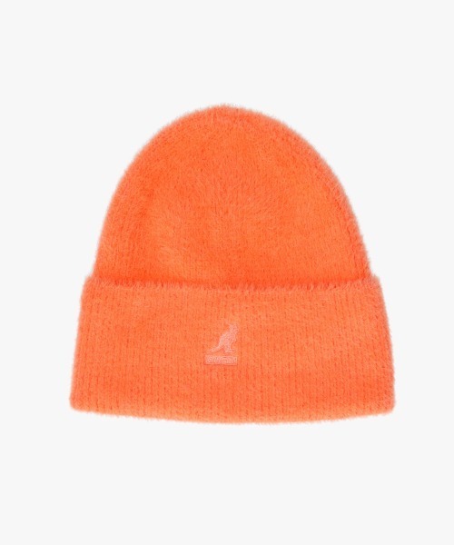 KANGOL（カンゴール）の「KANGOL FAUX FUR BEANIE（ニットキャップ/ビーニー・レディース・ライトグレー/ブラック/グリーン/ピンク/ブルー/オレンジ・ONE SIZE）」の6枚目の写真