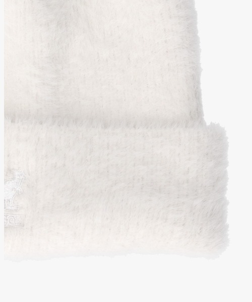 KANGOL（カンゴール）の「KANGOL FAUX FUR BEANIE（ニットキャップ/ビーニー・レディース・ライトグレー/ブラック/グリーン/ピンク/ブルー/オレンジ・ONE SIZE）」の10枚目の写真