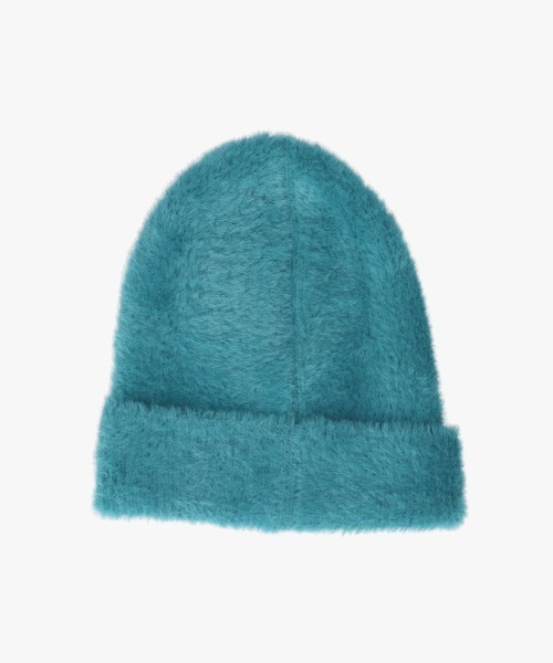 KANGOL（カンゴール）の「KANGOL FAUX FUR BEANIE（ニットキャップ/ビーニー・レディース・ライトグレー/ブラック/グリーン/ピンク/ブルー/オレンジ・ONE SIZE）」の12枚目の写真