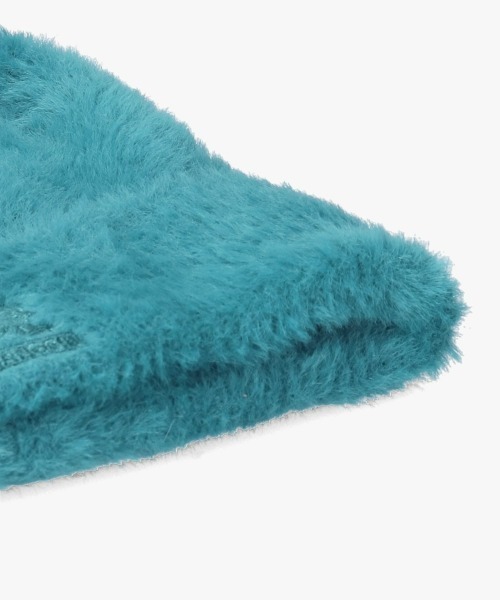 KANGOL（カンゴール）の「KANGOL FAUX FUR BEANIE（ニットキャップ/ビーニー・レディース・ライトグレー/ブラック/グリーン/ピンク/ブルー/オレンジ・ONE SIZE）」の14枚目の写真