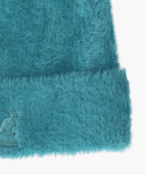 KANGOL（カンゴール）の「KANGOL FAUX FUR BEANIE（ニットキャップ/ビーニー・レディース・ライトグレー/ブラック/グリーン/ピンク/ブルー/オレンジ・ONE SIZE）」の16枚目の写真