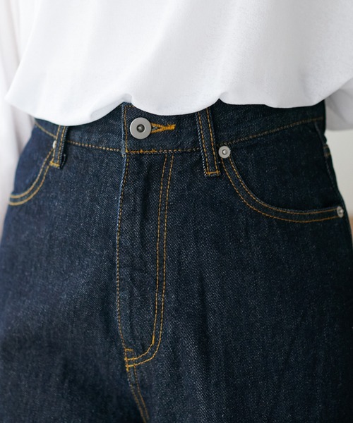 DISCOAT（ディスコート）の「USコットンデニムワイドパンツ（デニムパンツ・レディース・ブラック/ネイビー・SMALL/MEDIUM/LARGE）」の12枚目の写真