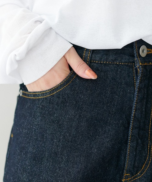 DISCOAT（ディスコート）の「USコットンデニムワイドパンツ（デニムパンツ・レディース・ブラック/ネイビー・SMALL/MEDIUM/LARGE）」の13枚目の写真