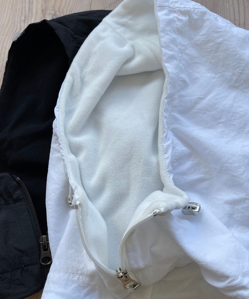 wee9s（ウィークス）の「buddy nylon hoodie / バディナイロンフーディーバラクラバ（ニットキャップ/ビーニー・レディース・ホワイト/ブラック・FREE）」の15枚目の写真