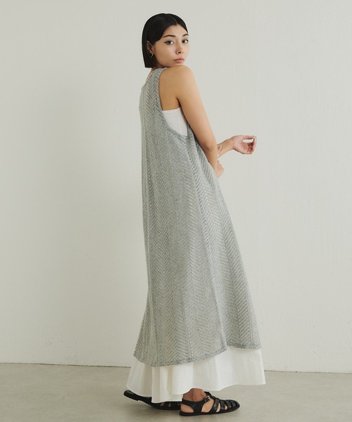 ear PAPILLONNER（イアパピヨネ）の「メッシュニットワンピース