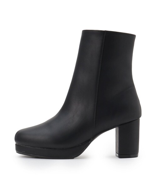 SHOO・LA・RUE（シューラルー）の「◆ストーム付きショートブーツ（ブーツ・レディース・ナチュラル/キャメル/ブラック・35/45）」の6枚目の写真