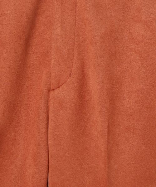 JEANASIS（ジーナシス）の「サスティナブルヌバックライクフレアパンツ/965455（その他パンツ・レディース・スミクロ/パープル/テラコッタ/オフホワイト/イエロー/ブラック/ブルー・X-SMALL/SMALL/MEDIUM）」の18枚目の写真