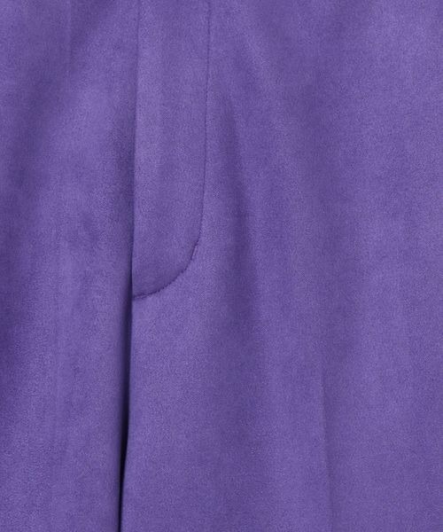 JEANASIS（ジーナシス）の「サスティナブルヌバックライクフレアパンツ/965455（その他パンツ・レディース・スミクロ/パープル/テラコッタ/オフホワイト/イエロー/ブラック/ブルー・X-SMALL/SMALL/MEDIUM）」の19枚目の写真