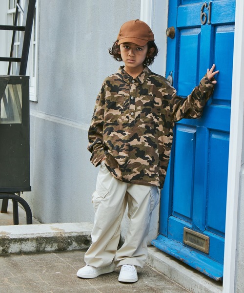 PAIRMANON STREET（ペアマノンストリート）の「【PAIRMANON STREET】アノラック シャツ 長袖 胸ポケット（シャツ/ブラウス・キッズ・ブルー/その他/ブラック/レッド系その他・100/120/130/90/150/140/110）」の12枚目の写真