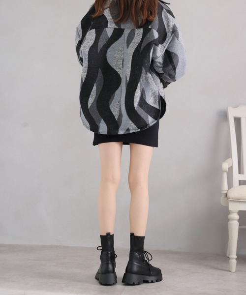 VIVIAN(ヴィヴィアン)の「厚底レースアップニットブーツ ZOZOTOWN+オフィシャルサイト限定商品(ブーツ・レディース・アイボリー/ブラック・M/L/LL/S)」の16枚目の写真