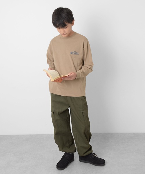 GLAZOS（グラソス）の「コットンツイル・カーゴパンツ（その他パンツ・キッズ・ブラック/カーキ/ベージュ・140cm/160cm/170cm/150cm）」の8枚目の写真