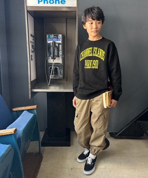 GLAZOS（グラソス）の「コットンツイル・カーゴパンツ（その他パンツ・キッズ・ブラック/カーキ/ベージュ・140cm/160cm/170cm/150cm）」の14枚目の写真