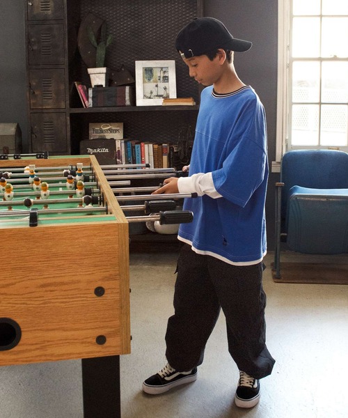 GLAZOS（グラソス）の「コットンツイル・カーゴパンツ（その他パンツ・キッズ・ブラック/カーキ/ベージュ・140cm/160cm/170cm/150cm）」の10枚目の写真