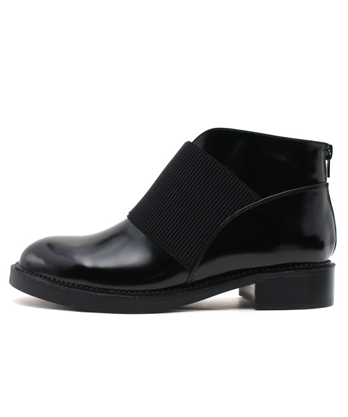 Jeffrey Campbell（ジェフリーキャンベル）の「ジッパー付きフロントゴアブーツ（ブーツ・レディース・ブラック・38/39/36/37）」の2枚目の写真