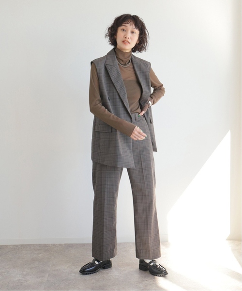 JOURNAL STANDARD（ジャーナルスタンダード）の「《追加》シアーネットハイネックプルオーバー（Tシャツ/カットソー・レディース・ライトグレー/ブラウン系その他/アイボリー/ブルー・FREE）」の8枚目の写真