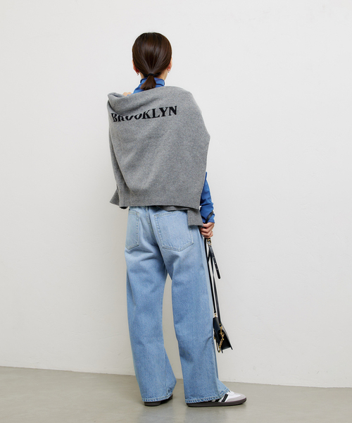 JOURNAL STANDARD（ジャーナルスタンダード）の「《追加》シアーネットハイネックプルオーバー（Tシャツ/カットソー・レディース・ライトグレー/ブラウン系その他/アイボリー/ブルー・FREE）」の13枚目の写真