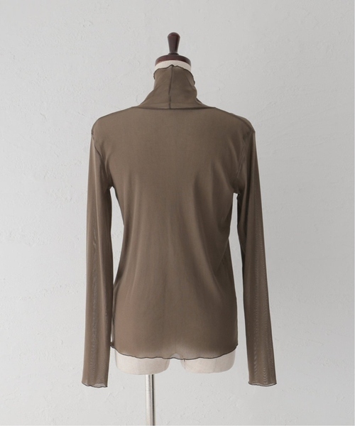 JOURNAL STANDARD（ジャーナルスタンダード）の「《追加》シアーネットハイネックプルオーバー（Tシャツ/カットソー・レディース・ライトグレー/ブラウン系その他/アイボリー/ブルー・FREE）」の21枚目の写真