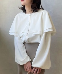 ケープバルーンブラウス