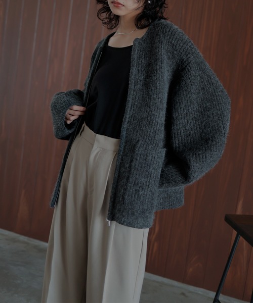 hellam（へラム）の「ニットブルゾン（ブルゾン）」 - WEAR