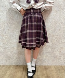 ベルト付クラシカルスカート